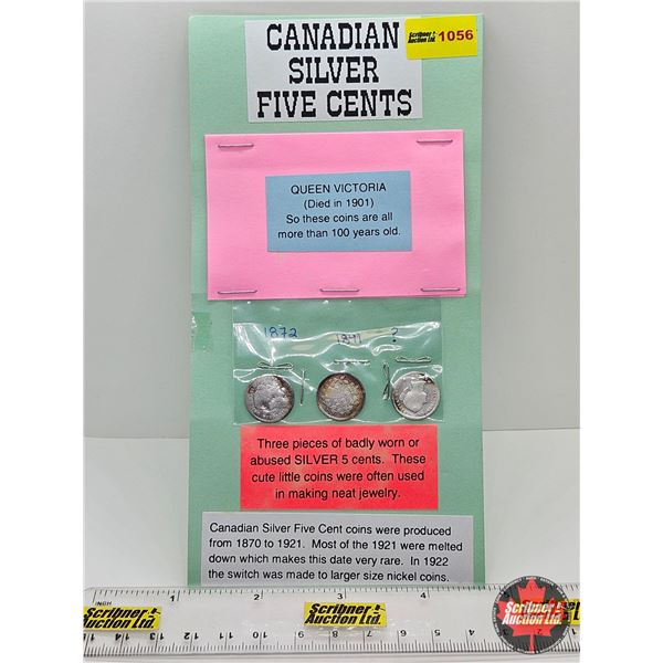 Canada Five Cent (3) : 1872; 1891; ??