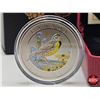 Image 2 : RCM Canada 2014 : The Eastern Meadowlark : 25-Cent Coloured Coin (COA #5717)