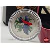 Image 2 : RCM Canada 2014 : The Scarlet Tanager : 25-Cent Coloured Coin (COA #3054)