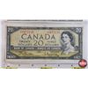 Image 3 : Canada $20 Bills 1954 (2):  - Beattie/Rasminsky #OE4169075 - Beattie/Rasminsky #OE472116