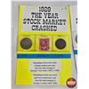 Image 7 : Canada Coins/Stamps : 1929 "The Year the Stock Market Crashed" (18 Coins & 8 Stamps)