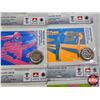 Image 4 : Vancouver 2010 Olympic Winter Games : Coin Sport Cards/Coin Collection (12 Cards) in Collector Tin