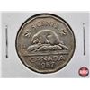 Image 3 : Canada Five Cent 1957 (2) : Reg ; Bug Tail