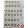 Image 3 : Canada King George Five Cent Coin & Stamp Collection (82 Coins + 14 Stamps) (Intermittent Coins 1937
