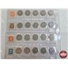 Image 6 : Canada King George Five Cent Coin & Stamp Collection (82 Coins + 14 Stamps) (Intermittent Coins 1937