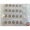 Image 7 : Canada King George Five Cent Coin & Stamp Collection (82 Coins + 14 Stamps) (Intermittent Coins 1937