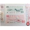 Image 9 : Canada Bills "Bird Series" (9): - $5 Bill : Bonin/Thiessen #GPK3373565 - $10 Bill : Knight/Thiessen 