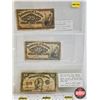 Image 1 : Dominion of Canada Twenty Five Cent (3) "Shinplaster" - 1900 : Boville - 1900 : Boville - 1923 : McC