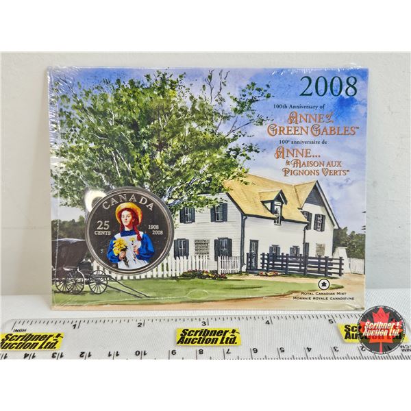 RCM Canada 2008 : 100th Anniversary of Anne of Green Gables : 25-Cent Coin (Unopened)
