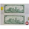 Image 5 : Canada $1 Bills 1967 (4) :  - Beattie/Rasminsky #IP4967590 - Beattie/Rasminsky #IP9816529 - Beattie/