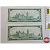 Image 6 : Canada $1 Bills 1967 (4) :  - Beattie/Rasminsky #IP4967590 - Beattie/Rasminsky #IP9816529 - Beattie/
