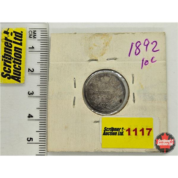 Canada Ten Cent 1892