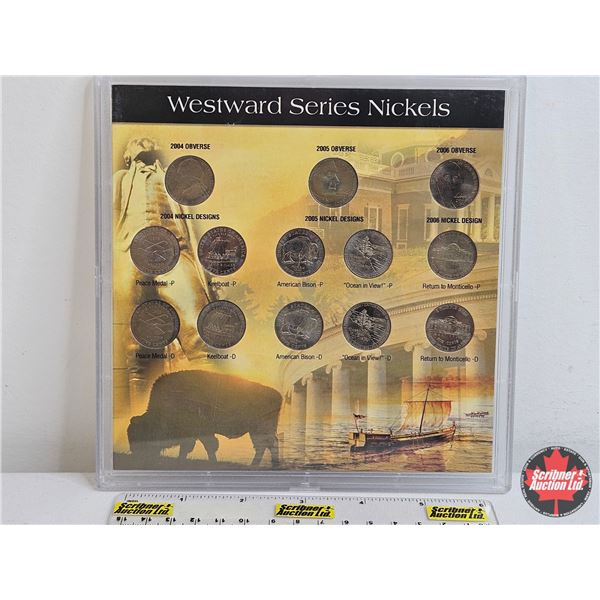 Whitman Publishing 13-Coin Set : Westward Series Nickels : 2004 / 2005 / 2006