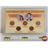 Image 1 : USA Historical One Cent Collection : 5-Coin Set