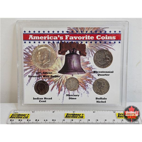 USA America's Favorite Coins : 5-Coin Set