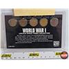 Image 3 : USA World War 1 : Lincoln Wheat Penny Collection (COA Attached)
