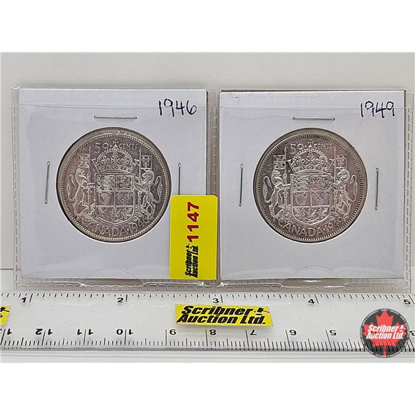 Canada Fifty Cent (2) : 1946; 1949