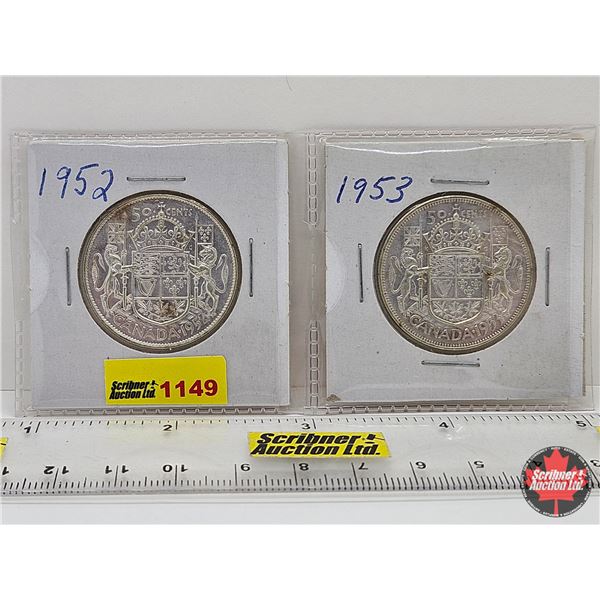 Canada Fifty Cent (2) : 1952; 1953