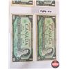 Image 3 : Canada $1 Bills 1967 (5) :  - Beattie/Rasminsky #KP2039681 - Beattie/Rasminsky #KP8952357 - Beattie/