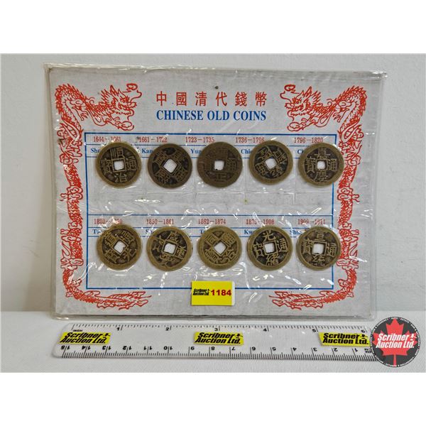 Chinese Ancient Coins (10 Coins) : 1600's - Early 1900's