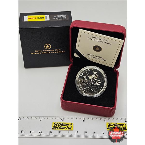 RCM Canada 2009 Brilliant Uncirculated Dollar (COA #10268) (92.5%)