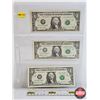 Image 1 : USA $1 Bills (3) : 2003 - #K91937440B - #L53781256K - #L21424783F