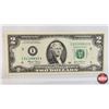 Image 2 : USA Bills (3) : - 2003 $2 : #I01168643A - 2003 $5 : #DL52408073C -1996 $20 : #AF89647507H