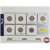 Image 1 : USA Quarters (7) : 2005; 1934; 1939; 1940; 1943; 1944; 1965