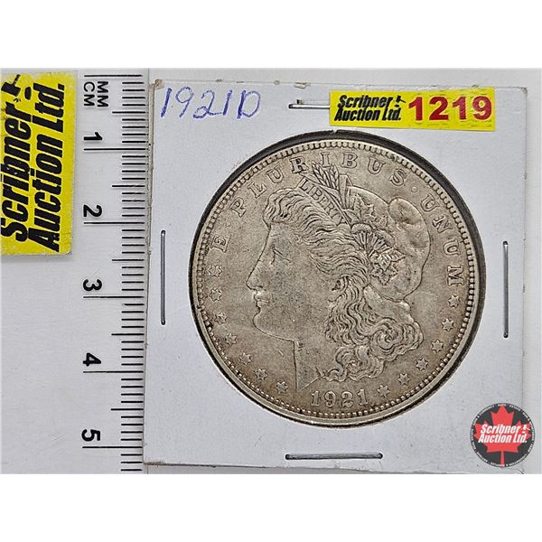 USA Morgan Dollar 1921D