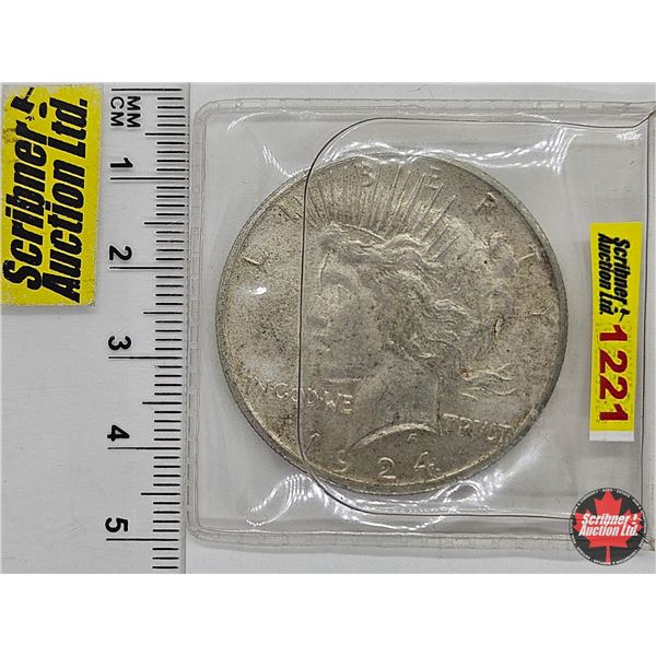 USA Peace Dollar : 1924