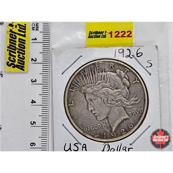 USA Peace Dollar : 1926