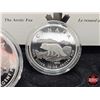 Image 3 : RCM 2004 : Fine Silver Coin Set : The Arctic Fox One Ounce ; 1/2 Ounce 1/4 Ounce; 1/10 Ounce (COA #0