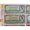 Image 2 : Canada $1 Bills 1967 (8) :  - Beattie/Rasminsky #GP5115422 - Beattie/Rasminsky #GP5191200 - Beattie/