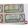 Image 4 : Canada $1 Bills 1967 (8) :  - Beattie/Rasminsky #GP5115422 - Beattie/Rasminsky #GP5191200 - Beattie/