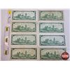 Image 6 : Canada $1 Bills 1967 (8) :  - Beattie/Rasminsky #GP5115422 - Beattie/Rasminsky #GP5191200 - Beattie/