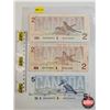 Image 2 : Canada Bills (3): - 1986 $2 Bill : Thiessen/Crow #BCG3739472 - 1986 $2 Bill : Thiessen/Crow #EBF2918