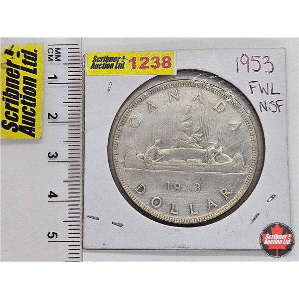 Canada Dollar 1953 FWL NSF