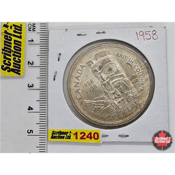 Canada Dollar 1958
