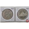 Image 3 : Canada Dollar (4): 1963; 1965; 1965; 1965