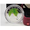 Image 2 : RCM Canada 2008 $20 Fine Silver Coin : Crystal Raindrop (COA #7059 : 99.99% : Swarovski Elements) (G