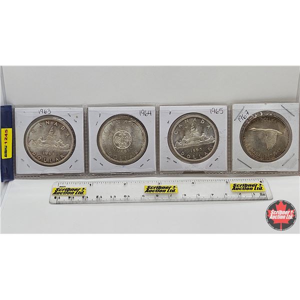 Canada Dollar (4): 1963; 1964; 1965; 1967