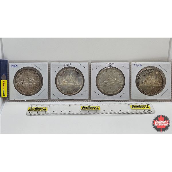 Canada Dollar (4): 1960; 1963; 1965; 1966