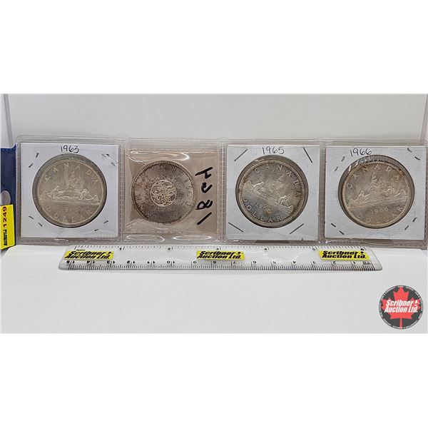 Canada Dollar (4): 1963; 1964; 1965; 1966