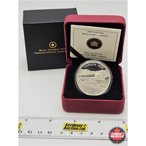 RCM Canada 2009 $20 Silver Coin : Jubilee (COA #2954 : 99.99%) (GST Exempt)
