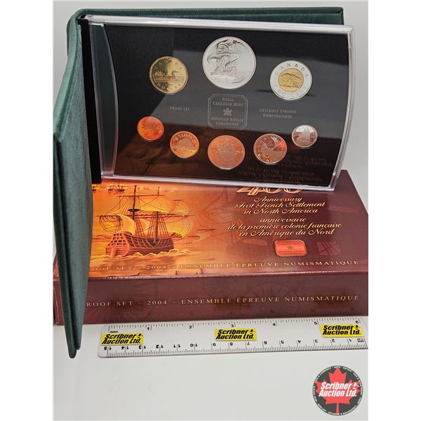 RCM Canada 2004 Proof Set : 400th Anniversary First French Settlement in North America