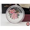 Image 2 : RCM Canada 2011 : $20 Fine Silver Coin : Wild Rose (COA #8807) (99.99%) (GST Exempt)