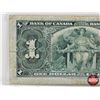Image 5 : Bank of Canada $1 Bill 1937 : Coyne/Towers #KN7544330