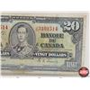 Image 3 : Bank of Canada $20 Bill 1937 : Coyne/Towers #JE3101514