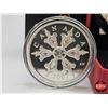 Image 2 : RCM Canada 2007 : $20 Sterling Silver Coin : Crystal Snowflake (COA #8326) (92.5%) (Swarovski Elemen