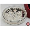 Image 3 : RCM Canada 2007 : $20 Sterling Silver Coin : Crystal Snowflake (COA #8326) (92.5%) (Swarovski Elemen